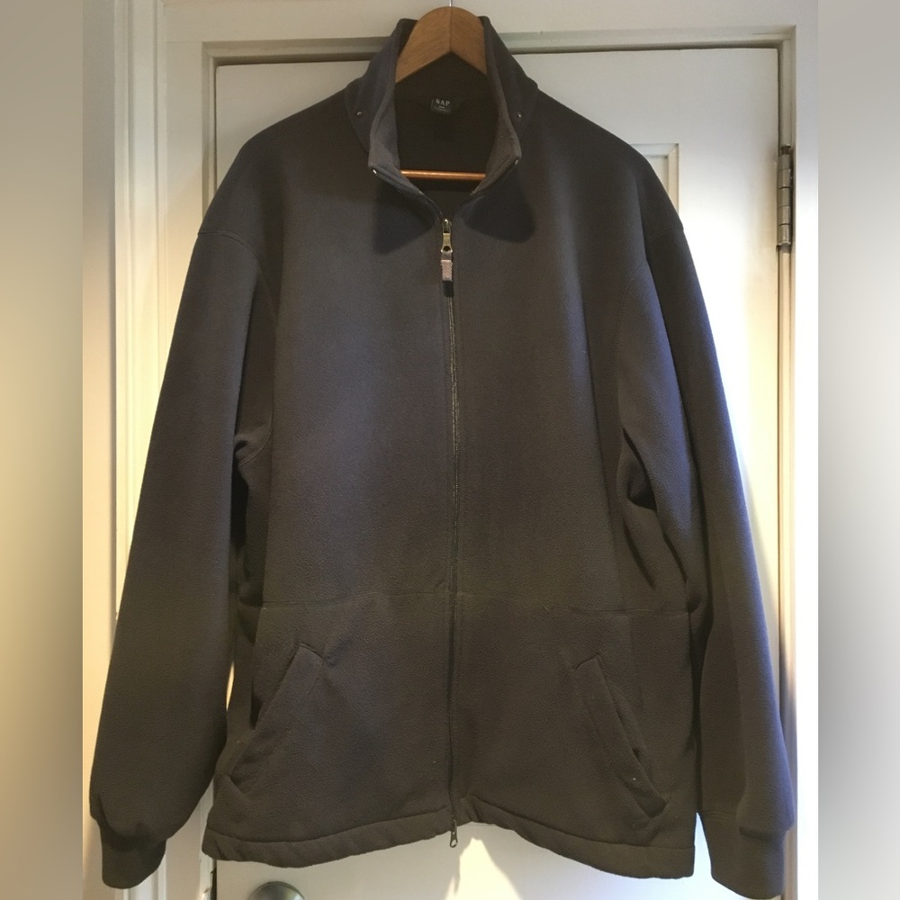 Gap Men’s Fleece Zip Jacket with Hood